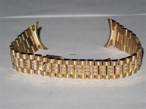 gold rolex bracelet with diamonds|genuine rolex bracelets.